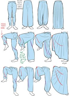 the instructions for how to wear pants and leggings in different positions, from top to bottom