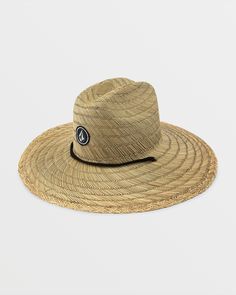 Soak up the sun in the Quarter Straw Hat, a wide-brimmed style crafted from 100% woven straw. With an interior sweatband and drawcord toggle, this laidback lid shields you from the rays while keeping you cool. Embrace summer with this beige sun hat. Featured here in natural.Features 100% Straw Wide brim straw hat Woven straw with interior sweatband and drawcord with toggle Stone logo front woven patch Stone Logo, Wide Brim Straw Hat, Soak Up The Sun, Sun Hat, Wide Brimmed, Straw Hat, Sun Hats, The Sun, Straw