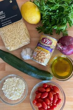 the ingredients for this dish include rice, beans, tomatoes, and zucchini