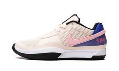 the nike air zoom low is available in white, pink and blue