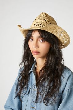 Straw Cowboy Hat Cottage Cowgirl, Straw Cowgirl Hat, Camp Bach, Stage Coach, Straw Cowboy Hat, Zach Bryan, Cowgirl Hat, Yarn Sizes, Cowgirl Hats