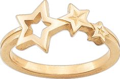 James Avery, Stars Ring, Twinkling Stars, Swirl Ring, Three Star, Twinkle Star, Star Ring, 14k Gold Ring, Dillard's