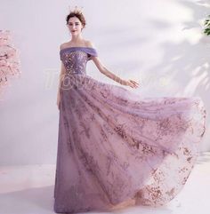 Princess Evening Dress, Purple Tulle, A Line Prom Dress, Purple Prom, Prom Dress Evening, Formal Dance, Violet Dresses, Purple Prom Dress, Fantasy Dresses