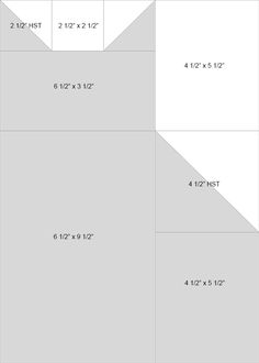 an image of a table with numbers and measurements for each piece of furniture in it