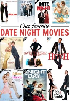 the movie poster for date night movies