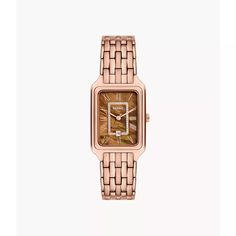 This is it: the watch you’ll reach for when you’re headed out to seize the day. Slim and versatile, our engravable, rectangular Raquel watch features our new rose-tone stainless steel, a brown dial with a crystal inner-frame and a brushed and polished rose gold-tone 7-link bracelet. Rose Gold Rectangular Dial Watch, Rose Gold Watches With Metal Rectangular Dial, Rose Gold Watches With Rectangular Metal Dial, Rose Gold Watch With Rectangular Metal Dial, Elegant Brown Rectangular Watches, Elegant Brown Rectangular Watch, Rose Gold Rectangular Watch With Metal Dial, Rectangular Rose Gold Watch With Metal Dial, Brown Rectangular Analog Watch