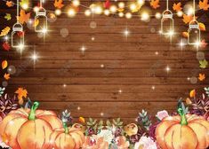 Autumn Pumpkins Wooden Backdrop - Gatsby Backdrop Wooden Backdrop, Wooden Backdrops, Autumn Pumpkins, Leaves Background, Banner Photo, Wedding Party Decor, Pregnant Wedding, Birthday Cake Smash, Leaf Background