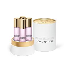 Products by Louis Vuitton: Travel Spray Refill Heures d'Absence Contemporary Bouquet, Louis Vuitton Perfume, Louis Vuitton Fragrance, Perfumes Collection, Designer Perfumes, White Louis Vuitton, Louis Vuitton Travel, Travel Bottles, Delicate Flowers