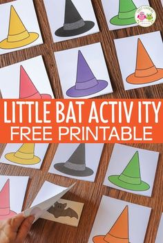 the printable little bat activity is perfect for preschool