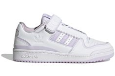 adidas Forum Plus Low Purple Tint (W) - FY3795 - US Adidas Forum Low Purple Tint, Purple And White Sneakers, White And Purple Shoes, Nike Purple Shoes, Adidas Forum Low Purple, Adidas Low Forum, Forum Low, Adidas Purple, Dr Shoes