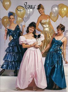 1980s prom, Prom and 1980s on Pinterest Prom Dresses 80s, 80s Prom Dress Costume, Dresses 1980s, 1980 Fashion