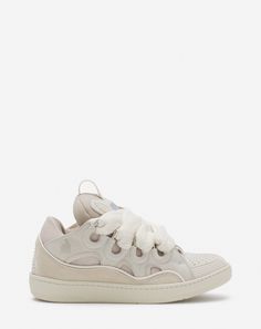 Leather curb sneakers Lavin Shoes, Dream Items, Lanvin Sneakers, Lanvin Shoes, Jeanne Lanvin, Mule Sneakers, Fit Ideas, 90s Inspired, Sophisticated Design