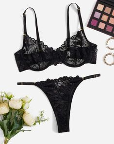 Shifting Closet, Lacey Lingerie, Lingerie Catalog, Black Lace Lingerie, Lip Makeup Tutorial, Outfit Night, Lingerie Inspiration, Cute Lingerie, The Mentalist