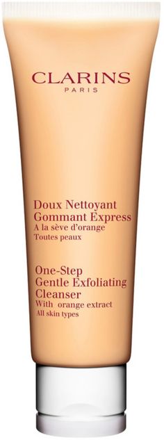 Polishes skin clean. Clarins One-Step Gentle Exfoliating Cleanser with Orange Extract is a daily detox for all skin types that polishes away make-up, embedded impurities and dead surface cells to reveal glowing skin beneath. Pretty refreshing! Cancerous Moles, Orange Extract, Skin Moles, Skin Growths, Mole Removal, Exfoliating Cleanser, Exfoliating Scrub, Normal Skin, Flawless Skin