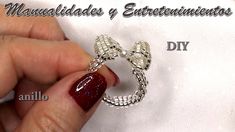 Beads Tutorial, Beads Ring, Schmuck Diy, Ring Tutorial, Beaded Jewels, Fun Diy Crafts, Beading Tutorials, Beaded Rings