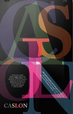 an abstract poster with the letter s in it's center and colorful letters surrounding it