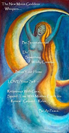 What Does It Mean To Walk In The Path Of The Goddess? At its most simple, it means that the Goddess has awakened you to her presence. The sacred feminine has been revered for millennia and has celebrated a renaissance in the last few decades. The Goddess of Ten Thousand Names offers an infinite variety of ways to know her and to find her within yourself. She is embodied by the cycles of the moon and the turning of the seasons and the beating of your heart. She is both timely and timeless. Goddesses Of The Moon, Woman And Moon Painting, New Moon Womens Circle, Pagan Moon Goddess, Kundalini Shakti Divine Feminine, Moon Ritual, Red Tent, Oh My Goddess, Moon Rising