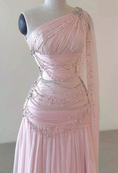 Item Details ： Product Number : C3101 Fabric:Chiffon Silhouette: A Line Sleeves: Sleeveless Back Style:Zipper Hot Prom Dress, 파티 드레스, Floor Length Prom Dresses, Looks Party, Chiffon Evening Dresses, Prom Dress Inspiration, Pink Chiffon, Ball Gowns Evening, Pretty Prom Dresses