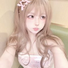 Pastel Pink Icons:), Kawaii Makeup, The Cardigans, Japanese Hairstyle, Cool Makeup Looks, Cute Poses, Girl Icons, Pretty Selfies