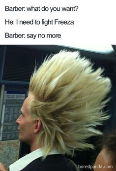 10+ Terrible Haircuts That Were So Bad They Became Say No More Memes Hair Meme, Edgars Haircut, Son Goku