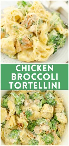 this chicken broccoli tortelli recipe is so good and easy to make