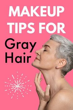 Colors For Gray Hair, Grey Hair And Makeup, Grey Hair Journey, Timeless Makeup, Flawless Face Makeup, Grey Hair Over 50, Salt And Pepper Hair