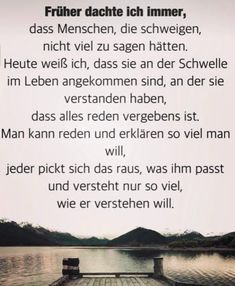 a poem written in german on a pier