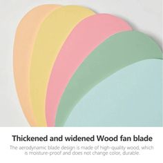 there are five different colors of wood on the same board, and one is pink, yellow, green, blue, orange, and white