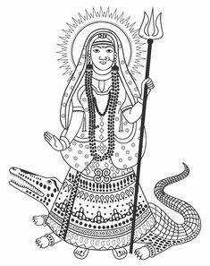 Khodal Maa, Ganpati Art, Kali Tattoo, Cdr File, New Art, Line Art, Sketch, Drawings, Pins