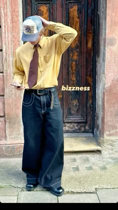 Business Core Outfits Men, Grandpa Core Outfits, Business Core Outfits, Formal Streetwear, Business Core, Tie Outfit, Grandpa Style, Guy Fits, Grandpa Core