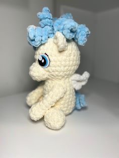 Hello! This is a digital PDF with instructions on how to crochet your own Unicorn or Pegasus. This pattern you can choose whether it has wings or not and what size of wing. Also allows you to decide from different hair styles. You can download your PDF pattern immediately after purchasing. If you need help with this pattern, feel free to contact me through Etsy with any issues you might have, I would love to help! Basic crochet terms and knowledge is highly recommended before starting this pattern. It is suitable for beginners. The materials you need are: -Yarn -Crochet hook -Scissors -Yarn needle -Stuffing -Safety eyes or felt eyes. -I include in the pattern the yarn I use and how much you will need! This is a crochet pattern, not a physical finished item -nothing will be sent - There are Crochet Stuffies, Felt Eyes, Unicorn Horse, Crochet Terms, Basic Crochet, The Unicorn, Crochet Basics, Yarn Needle, Crochet Patterns Amigurumi