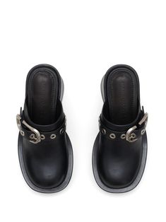 Find MARC JACOBS The J Marc Leather Clogs on Editorialist. black ChromeFree® leather silver-tone buckle fastening round toe high block heel branded insole slip-on style Block Shoes, Leather Clogs, Fashion Industry, Leather Silver, Cute Fits, Casual Shoes Women, Shoe Game, Fairy Tail