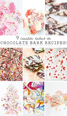 9 creative ideas for chocolate bark recipes that are fun and easy to make at home