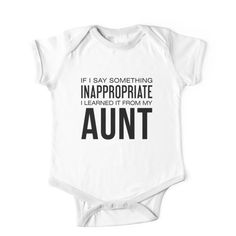 Aunt Onsies For Babies Girl, Aunt Life Shirt, Great Aunt Shirts, Auntie Hoodies, Aunt Onsies, Aunt And Nephew Shirts, Aunt Duties, Auntie Things