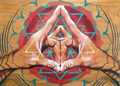 Mudras são gestos que nos permitem sintonizar com frequências específicas de energia do Universo. Segundo Yoga e Ayurveda, a saúde plena é o resultado dessa sintonia em que o ser individual, o microcosmo, sincroniza-se com o Universo, o macrocosmo. Image Zen, Starověký Egypt, Arte Yoga, Psy Art, Geometry Art, Les Chakras, Chakra Meditation, Visionary Art, Sacred Art