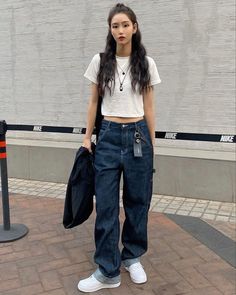 가을 패션, Basic Outfits, Korean Outfits, Looks Style, Casual Style Outfits, Looks Vintage, Retro Outfits, Outfits Casuales, Aesthetic Clothes