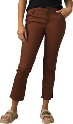 A little soft  a little stretchy and a lot practical  these prAna Kayla Crop Chino pants look as good as they feel  and are perfect for those looking for a more fitted silhouette. Chino Pants Women, Ankle Pants Women, Cropped Chinos, Cords Pants, Cropped Pants Women, Cropped Joggers, Womens Parka, Pants And Leggings, Cargo Pants Women