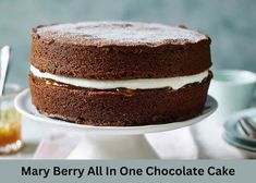 Mary Berry All In One Chocolate Cake Mary Berry Chocolate Cake, Mary Berry Cakes, Cake Recipes Uk, English Recipes, Mary Berry Recipe, Berry Recipes, Victoria Sponge Cake, Chocolate Cake Recipe Easy, Baking Chocolate