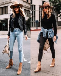 Outfit With Fedora, Hat Outfit Fall, Fedora Outfit, Fedora Hat Outfits, Nashville Style Outfits, Country Concert Outfits, November Outfits, Nashville Style, Nashville Outfits