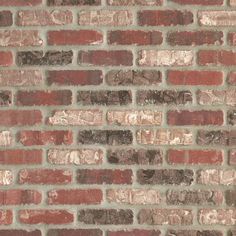 an old brick wall is shown in this image