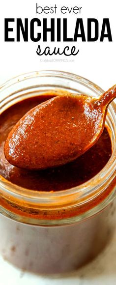 the best ever enchilada sauce in a jar