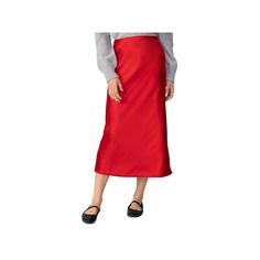 This stylish women's stain midi slip skirt from Modern Supply by Sanctuary is sure to quickly become a favorite piece in your wardrobe.Click on this WOMEN'S GUIDE to find the perfect fit and more! This stylish women's stain midi slip skirt from Modern Supply by Sanctuary is sure to quickly become a favorite piece in your wardrobe. Click on this WOMEN'S GUIDE to find the perfect fit and more! FEATURES No closure - pull-on styling Elastic waistband Straight hem Soft, satin hand UnlinedFIT & SIZING Midi Slip Skirt, Satin Hands, Satin Midi Skirt, Slip Skirt, Skirt Fits, Bottom Clothes, Stylish Women, Midi Length, Polyester Spandex