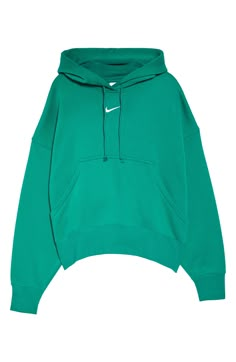 Supersoft fleece means all-day comfort in a dropped-shoulder hoodie perfect for relaxing at home or heading to the gym. 25 1/2" length (size Medium) Drawstring hood 80% cotton, 20% polyester Machine wash, tumble dry Imported Women Nike Hoodies, Nike Sweatshirts Woman, Nike Club Fleece Sweatshirt, Sage Green Sweatshirt Nike, Pull Nike Violet Pastel, Blue Nike Hoodie Woman, Retro Hoodies Nike, Forest Green Nike Crewneck, Bright Pink Nike Hoodie