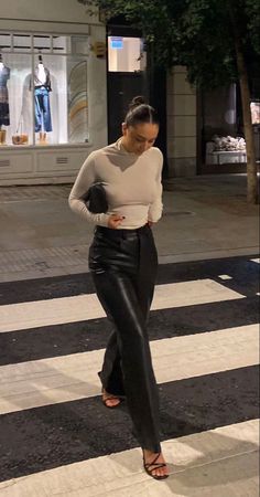 All Grey Work Outfit, Trousers Dinner Outfit, Black Tube Top Outfit Winter, House Lounge Outfits, Nyc Style Outfits Cold Weather, Black Jeans Heels Outfit, Low Key Date Night Outfit, Fashion For Muscular Women, Jeans Black Heels Outfit