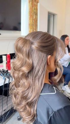 Debs Hairstyles, Guest Hair, Bridesmaid Hair Makeup, Bridal Hair Inspiration, 2024 Prom, Ball Hairstyles, Hoco Hairstyles