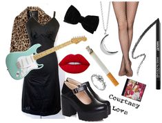 Courtney Love Inspired Outfits, Camila Macaulay, Courtney Love Outfits, Lana Costume, Groupie Aesthetic, 1990s Looks, Halloween Costume Inspiration, Diy Outfits