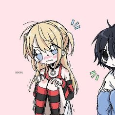 artist @enjeflll on twt misa and L matching pfp death note characters Lawliet And Misa Matching Icons, L And Misa Pfp, Webcore Pfp Matching, Misa X L Matching Icons, Misa Amane And L, Misa And L Matching Pfp, Lute And Adam Matching Pfp, Light And L Matching Icons, L Matching Pfp