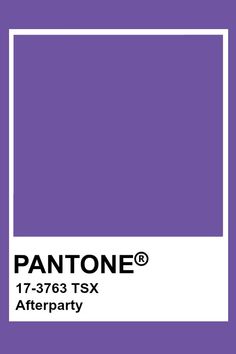 pantone's purple color is shown with the words, 17 - 377 tsx