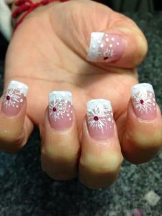 Holiday nails Snowy Nails, 2022 Nails, Special Nails, Nails 2022, Christmas Nails Acrylic, Shellac Nails, Xmas Ideas, All Things Purple, Xmas Nails