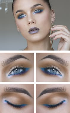 Shakira Makeup, Eyeshadow Smokey Eye, Dark Smokey Eye Makeup, Grey Eye Makeup, Dark Smokey Eye, Sparkly Eyeshadow, Eye Makeup Images, Grey Eyeshadow